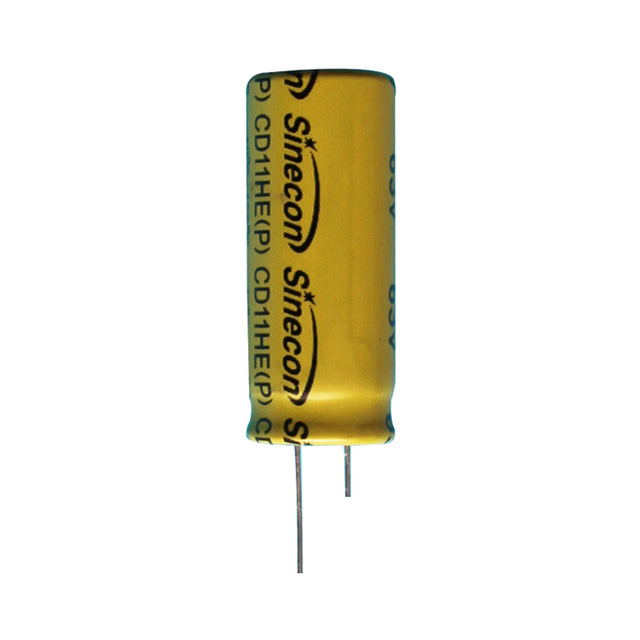 CD11he high-temperatura lumalaban mababang paglaban sa mababang boltahe radial aluminyo electrolytic capacitor