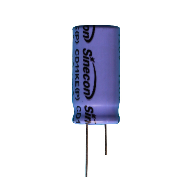 CD11ke compact high-temperatura lumalaban sa mahabang buhay mababang boltahe radial aluminyo electrolytic capacitor