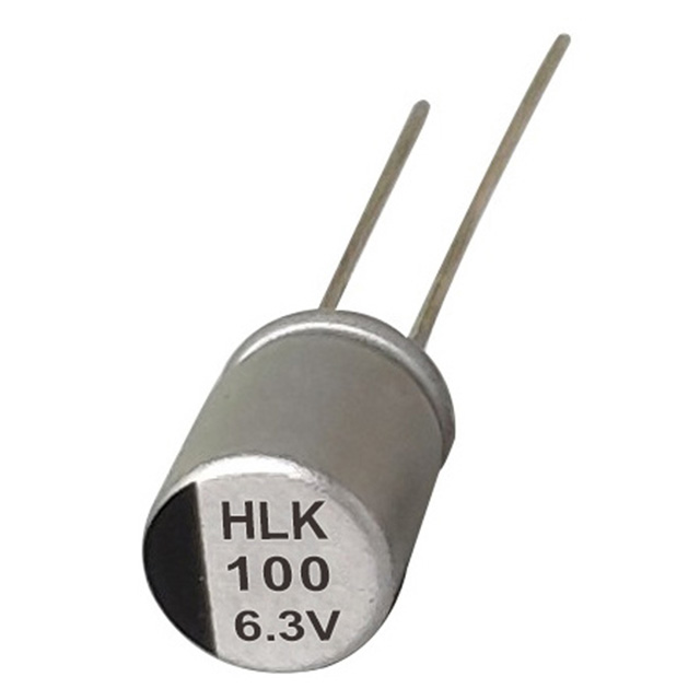 HLK 120 ° C High-temperatura, Mababang ESR Radial Polymer Aluminum Electrolytic Capacitor