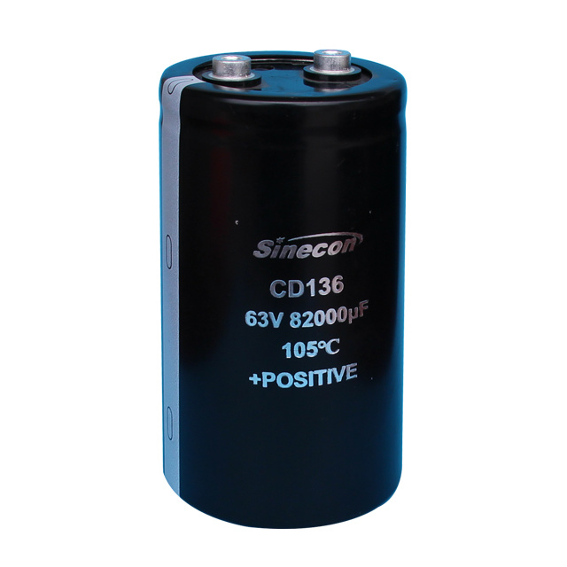 CD136 Mataas na boltahe at mataas na temperatura resistant terminal aluminyo electrolytic capacitor